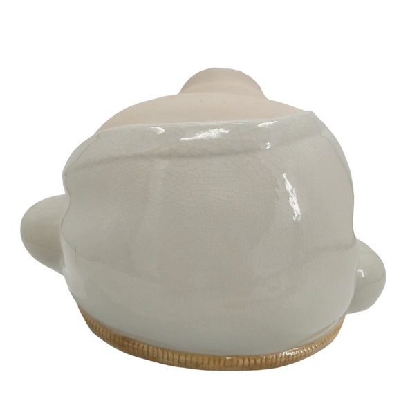 VTG Buddha Happy Wealth Lucky Maitreya Buddha Figurine Signed - Picture 5 of 11